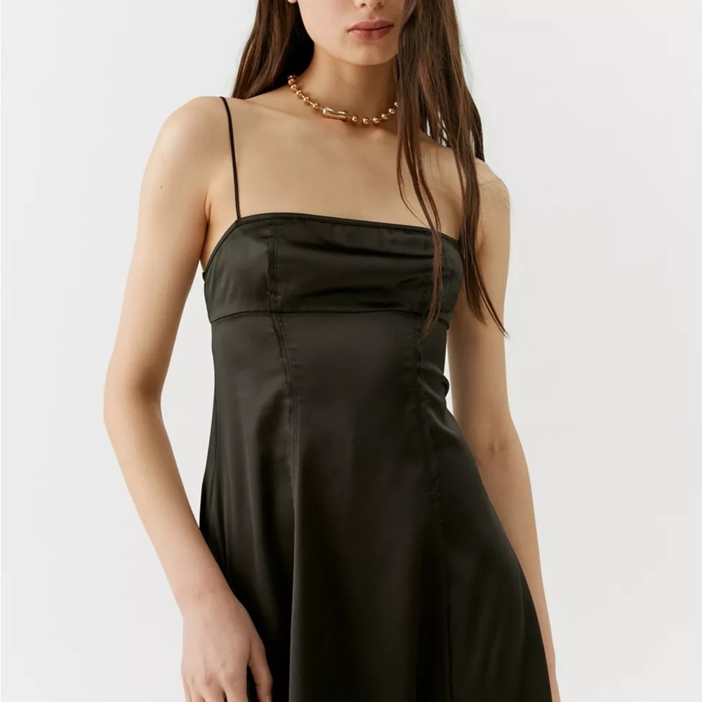Urban Outfitters Strapless Black Dress